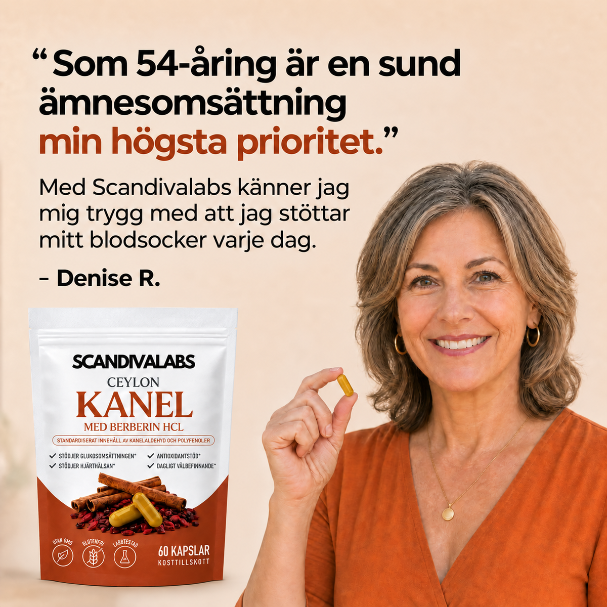 Scandivalabs® Ceylonkanel - Stödjer hälsosamt blodsocker & metabol balans