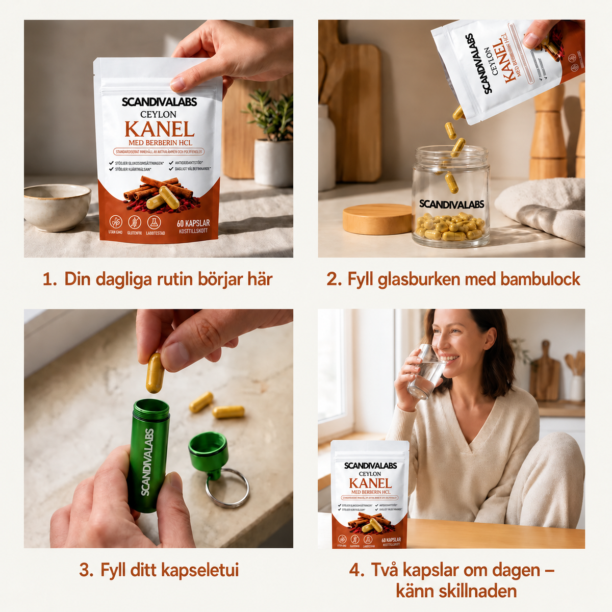 Scandivalabs® Ceylonkanel - Stödjer hälsosamt blodsocker & metabol balans